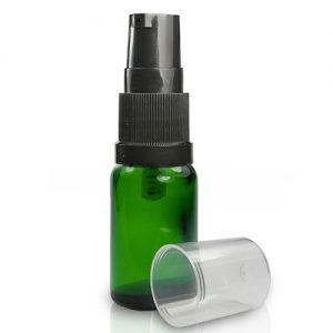 10ml Green Dropper Bottle With Lotion Pump