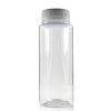 150ml Slim Plastic Juice Bottle with Silver Lid