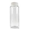 150ml Slim Plastic Juice Bottle with White Lid