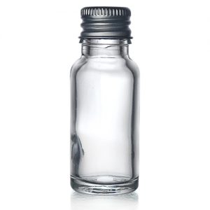 15ml Clear Glass Dropper Bottle With Screw Cap