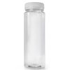 200ml Slim Plastic Juice Bottle with Silver Lid