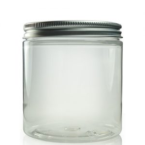 250ml Plastic Jar With Aluminium Lid