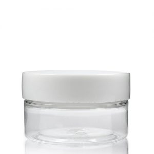 25ml Cylindrical Jar w White Cap