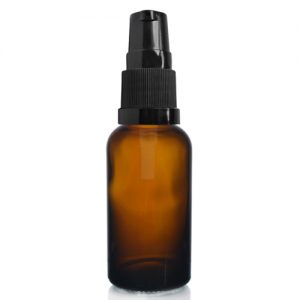30ml Amber Glass Dropper Bottle With Lotion Pump