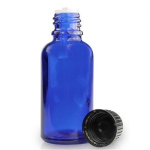 30ml Blue Glass Dropper Bottle With Dropper Cap