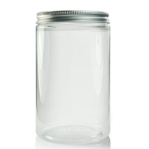 400ml Plastic Jar With Aluminium Lid