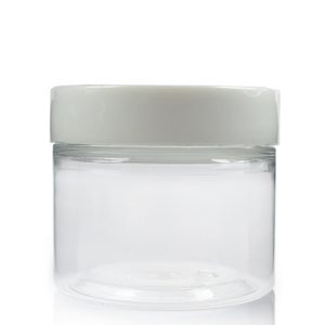 50ml Cylindrical Jar w White Cap
