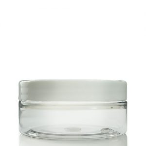 75ml Wide Neck Jar with White Lid