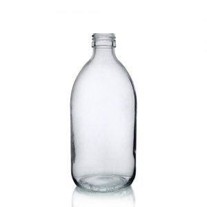 500ml Clear Glass Medicine Bottle