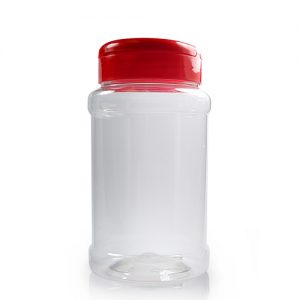 500ml PET Spice Jar w Red Lid