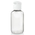 60ml Clear plastic bottle flip cap