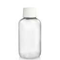 60ml Clear plastic bottle white cap