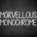 monochrome branding header
