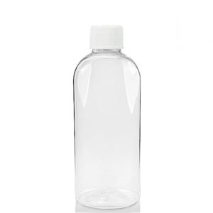 100ml Oval Bottle white cap