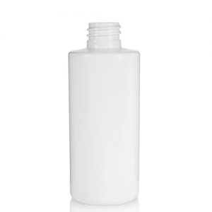 100ml White Glossy Bottle No Cap