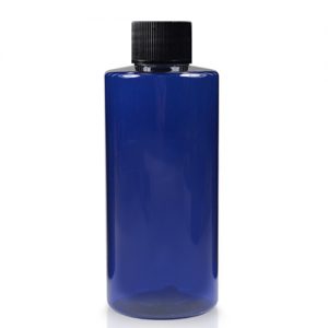 100ml Blue Bottle with black