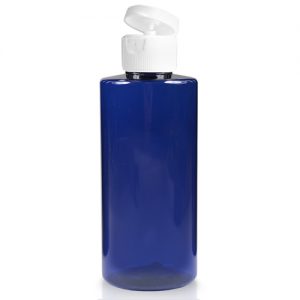 100ml Blue plastic Bottle With Flip-Top Cap