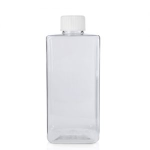 200ml plastic square cosmetic bottle with screw cap