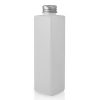 200ml Tall Square Natural Bottle with Aluminium Cap