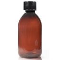 250ml Amber PET Plastic Sirop Bottle w bsc