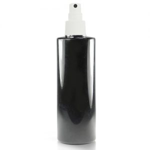 250ml Black bottle with spray