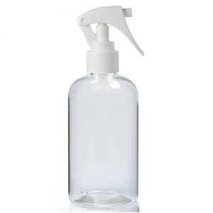 250ml Boston bottle with wht trigger