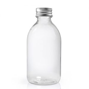 250ml Clear Sirop Bottle Ali Cap