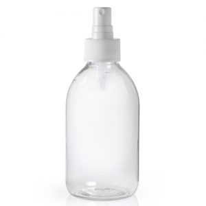 250ml Clear PET Plastic Spray Bottle