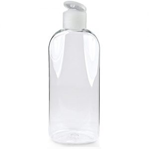 250ml Oval Bottle Nat fliptop