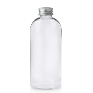 250ml PET Oval Bottle with Aluminium Screw Cap