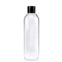 250ml Tall clear plastic bottle with cap