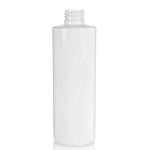 250ml Glossy White Plastic Bottle