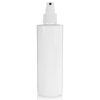250ml Glossy White Plastic Bottle And Atomiser Spray