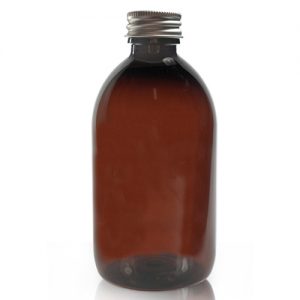 500ml Amber PET sirop bottle ali cap