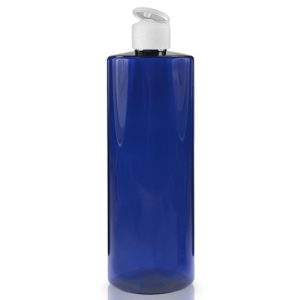 500ml Blue Plastic Bottle With Flip-Top Cap