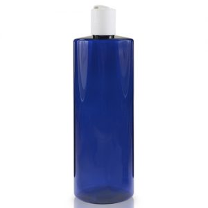 500ml Blue Plastic Bottle With Disc-Top Cap