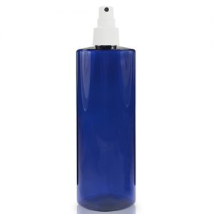 500ml Cobalt Blue Plastic Bottle With Spray