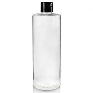 500ml Clear Plastic Bottle With Flip Top Cap