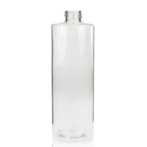 Clear shop plastic bottles