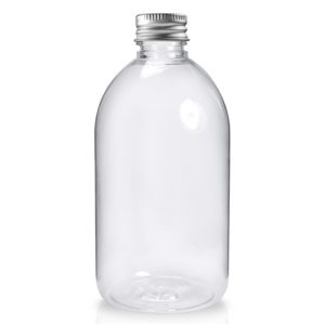 500ml Clear Sirop Bottle with ali cap