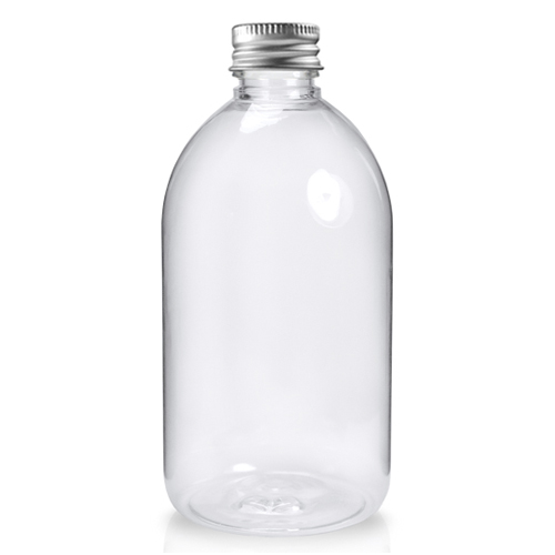500ml Clear Sirop Bottle with ali cap