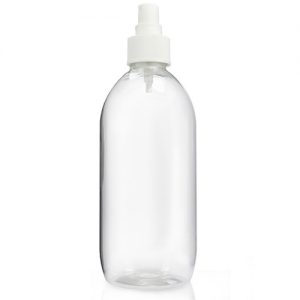 500ml Clear PET Plastic Spray Bottle