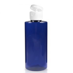 50ml Blue Plastic Bottle With Flip-Top Cap