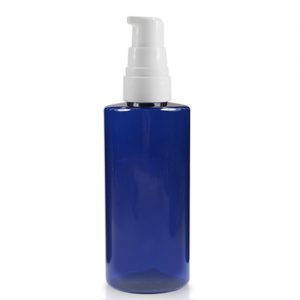 50ml Blue Plastic Bottle With Pump