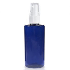 50ml Cobalt Blue Plastic Bottle With Spray
