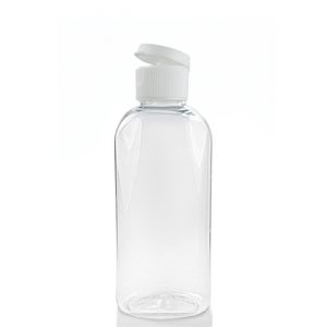 50ml Oval Plastic Bottle With Flip-Top Cap