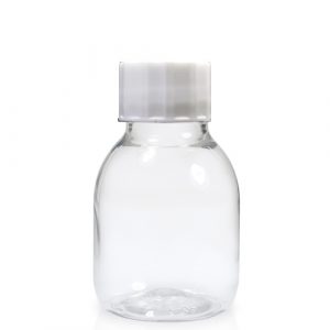 60ml Clear PET Plastic Sirop Bottle w wsc