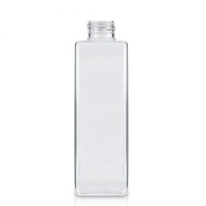 250ml Tall Sqaure Bottle 250ml Square PET Bottle