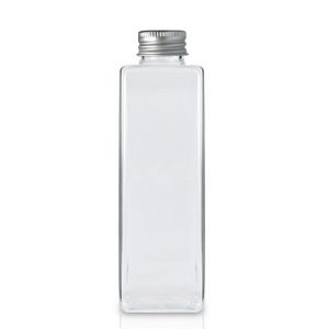 250ml Square Bottle With Metal Cap