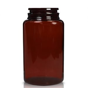 150ml amber plastic pill container